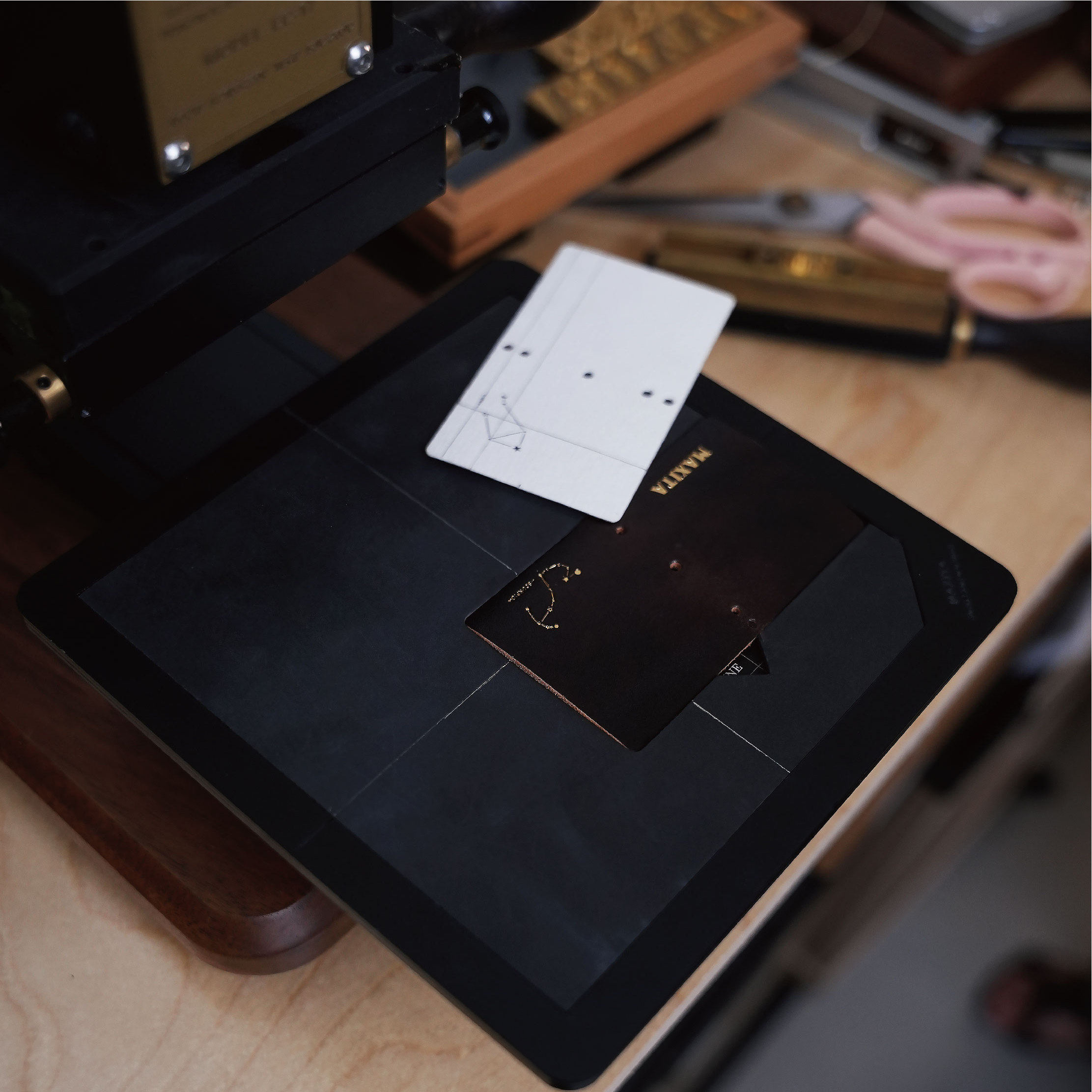 造具MAXITA烫印模具工装 烫印模板 金属模具