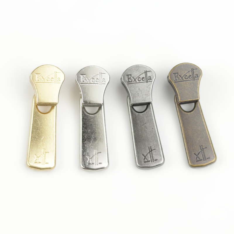 YKK Excella 2号金属拉链头 无自动锁拉头 DF2E 皮具钱包专用！