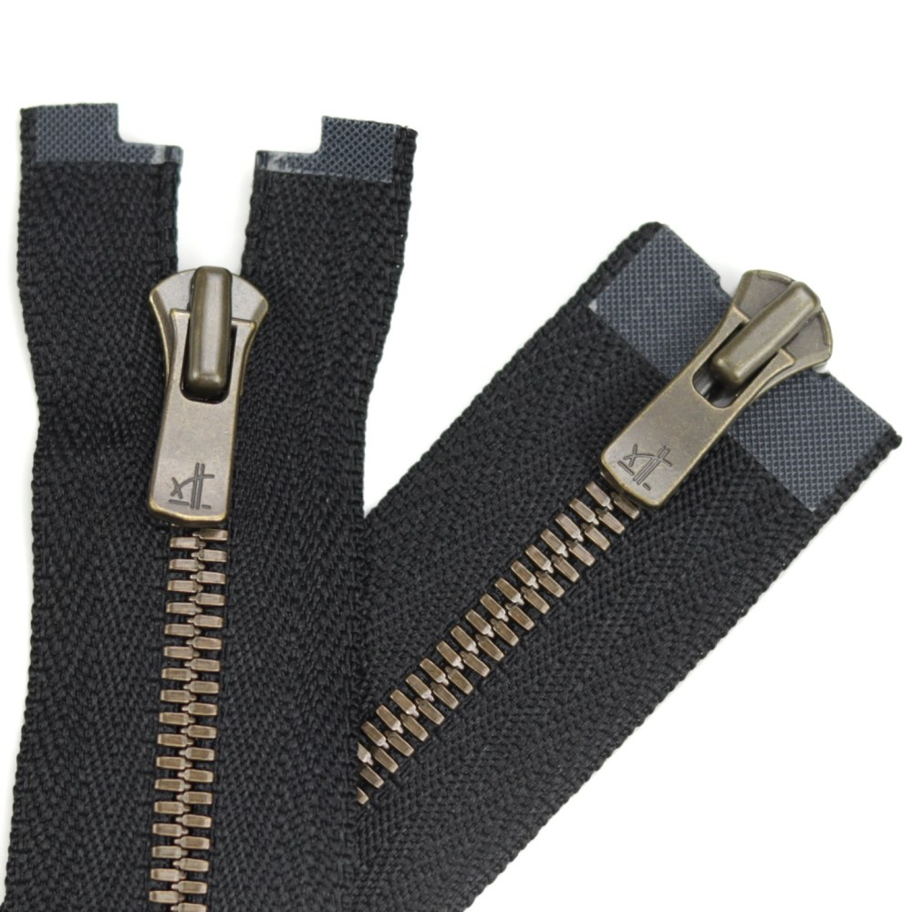 日本YKK Excella 3号玉米牙 夹克外套双开口拉链 I 古铜齿