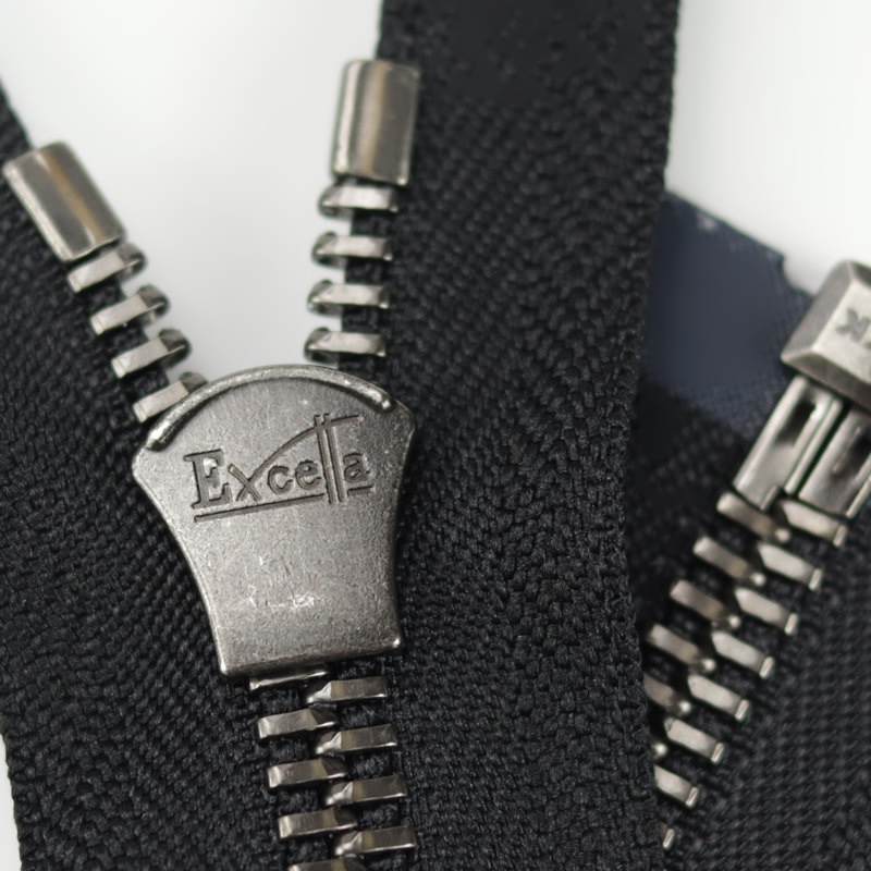 YKK Excella 8号平牙皮衣风衣夹克外套羽绒服拉链 #580 H3 古银齿