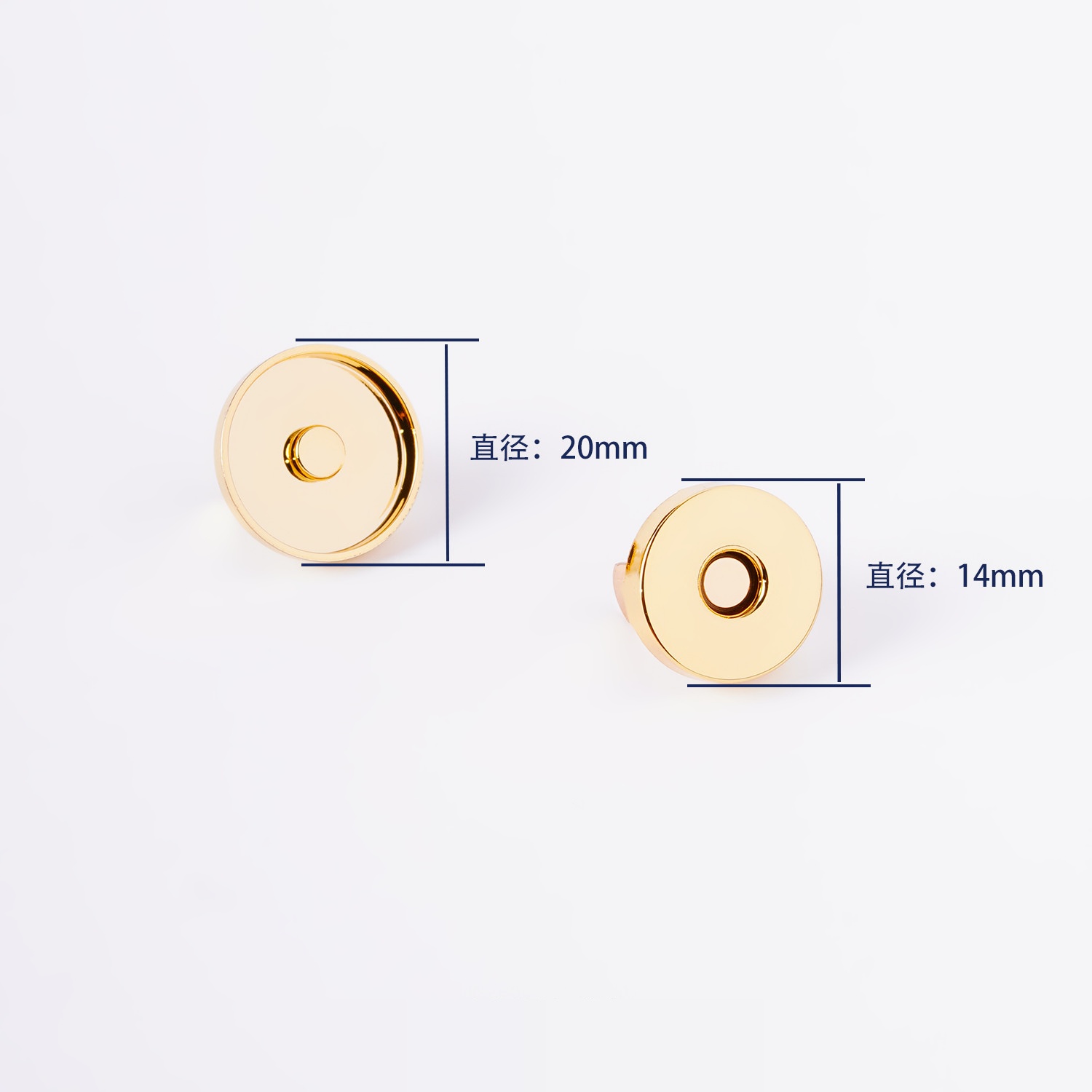 全盖纯铜磁吸扣DIY手工皮具箱包五金配件磁吸扣磁铁扣磁吸扣