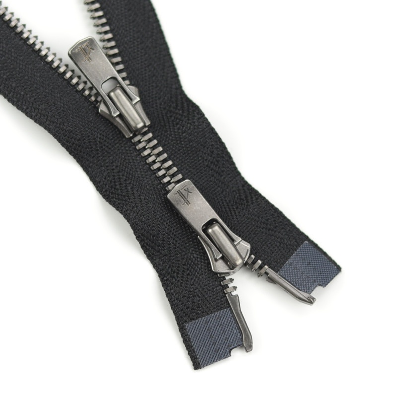 日本YKK Excella 3号玉米牙 夹克外套双开口拉链 580 H3 古银齿
