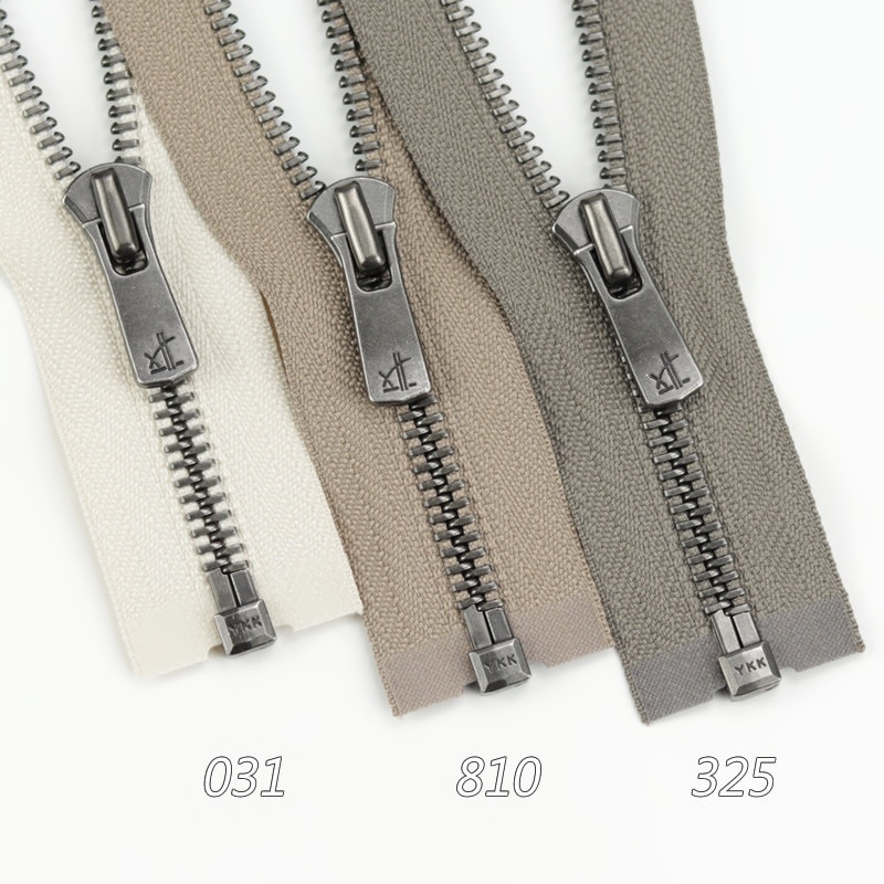 YKK Excella 5号 平牙单开口夹克拉链 031 573 810 325 H3 古银齿