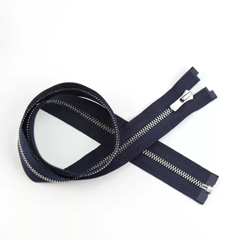日本YKK Excella 3号 平牙夹克外套门襟单开口拉链 058 PC银色齿