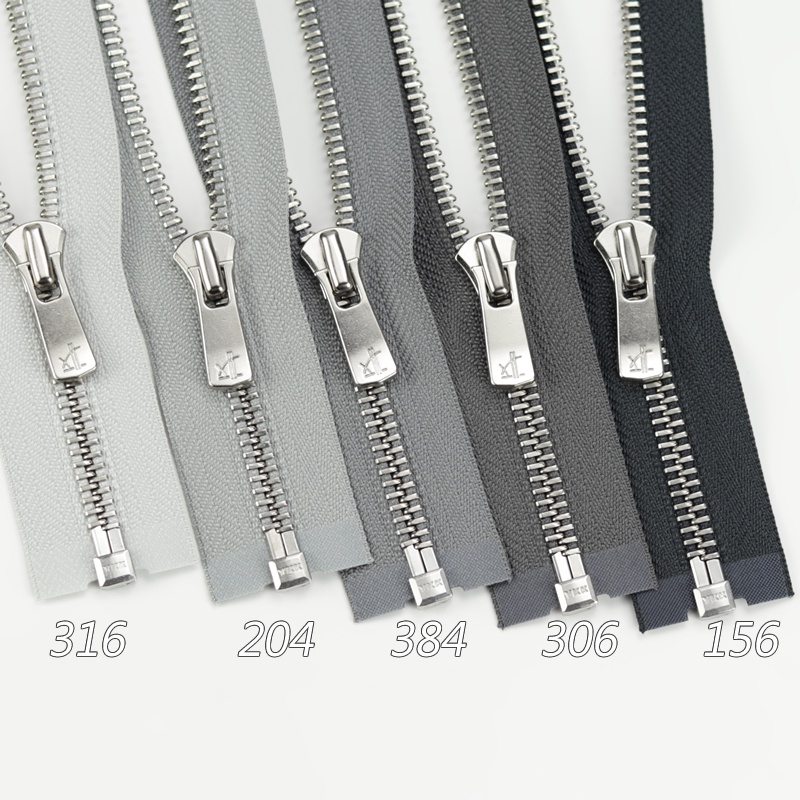 日本YKK Excella 5号平牙单开口夹克拉链 316 204 384 306 156 PC