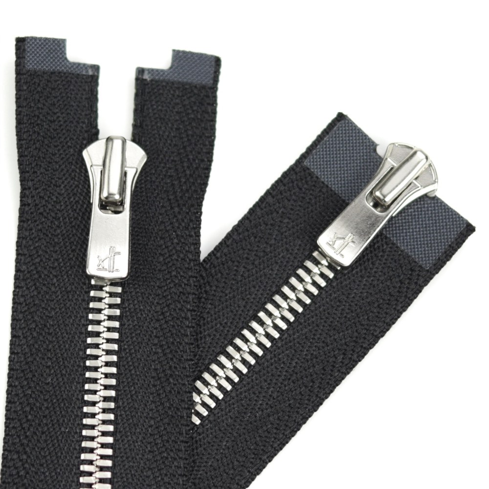 日本YKK Excella 3号玉米牙 夹克外套双开口拉链 银色齿