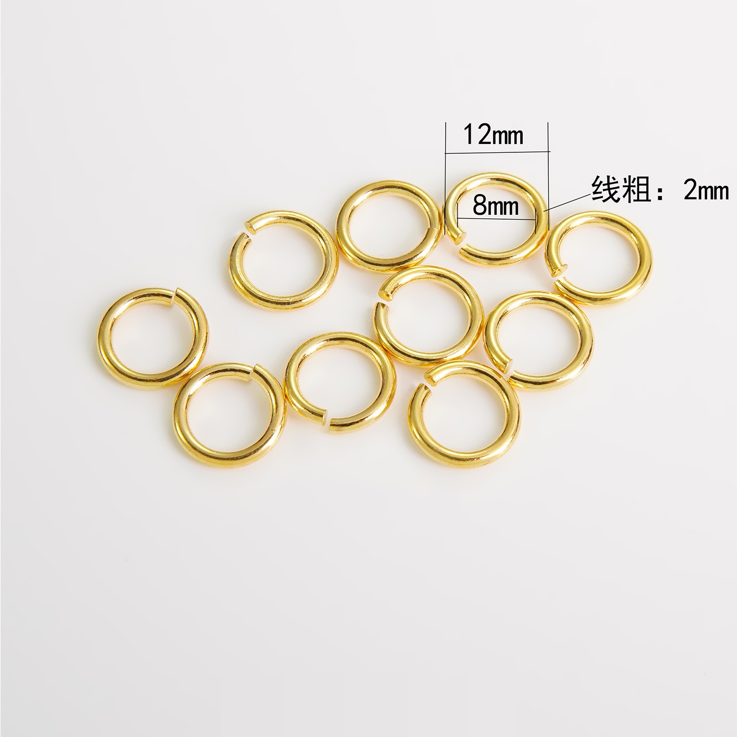 手工皮具箱包五金配件 链接环 不锈钢小圈 链接圈