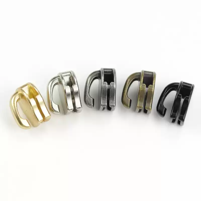 箱包皮具专用！日本 YKK 8号 无锁金属拉链头 象鼻头 DFHNT2 F6