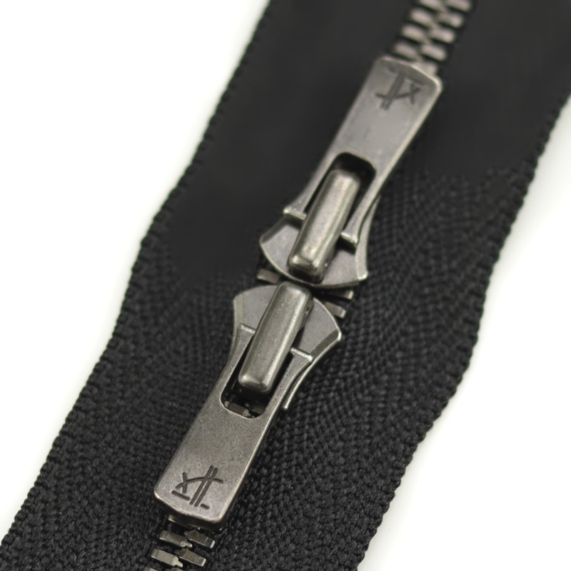 YKK Excella 3号 古银齿 玉米牙双头闭口拉链 箱包皮具用
