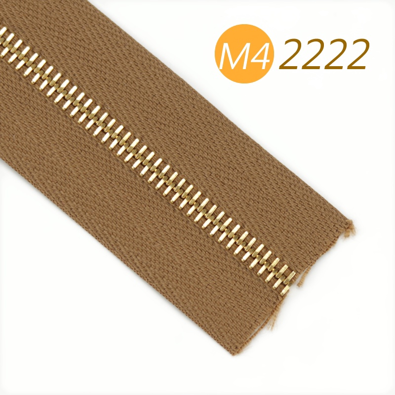 瑞士riri 码装拉链 M4号M4AP 棕色系 金色齿 2222 2206 2207