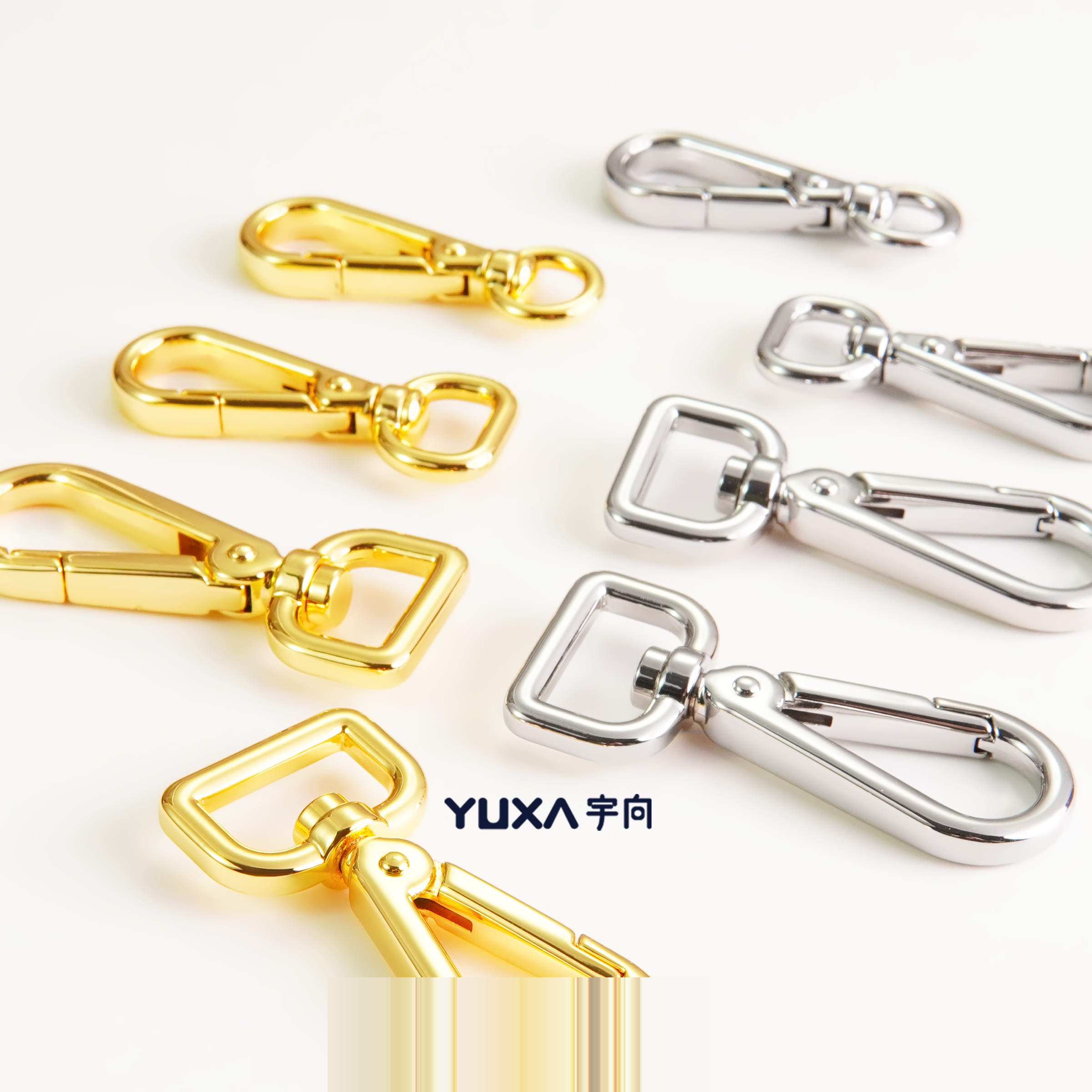DIY高品质锌合金钩扣 M风格狗扣 手工皮具箱包五金肩带连接扣