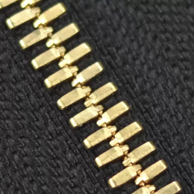 瑞士riri 拉链 M4号双向金属齿码装拉链 M4AP 2110 玉米牙 金色齿