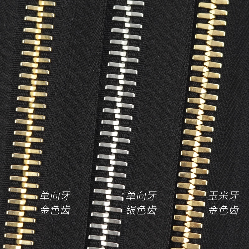 意大利 RACCAGNI 8号 金属拉链 SUPER R T8 #072 黑色布