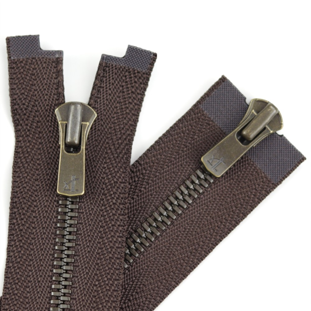 日本YKK Excella 3号玉米牙 夹克外套双开口拉链 I 古铜齿