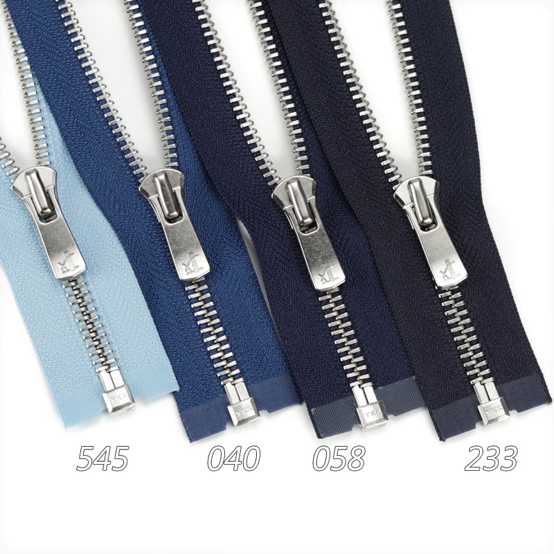 日本YKK Excella 5号 平牙 单开口夹克拉链 545 040 058 233 PC