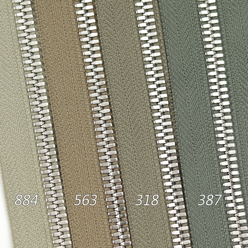 Excella 5号 玉米牙双向金属齿码装拉链5SGWPC 884 563 318 387
