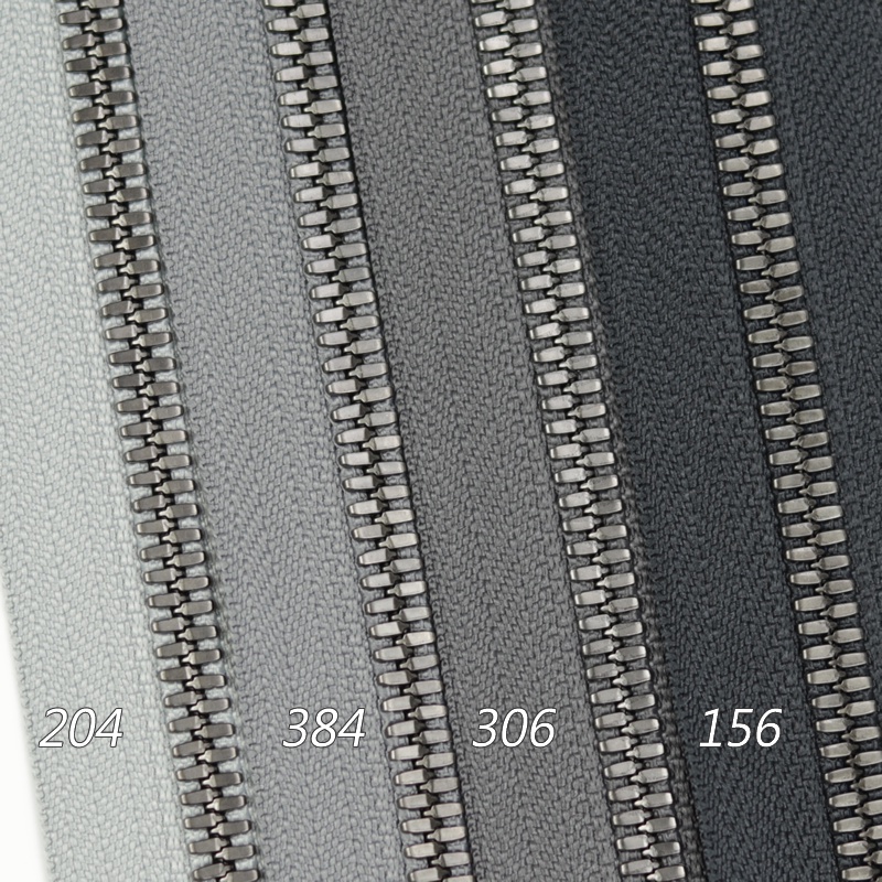 Excella 5号玉米牙双向金属齿拉链5SGWH3 204 384 306 156 古银齿