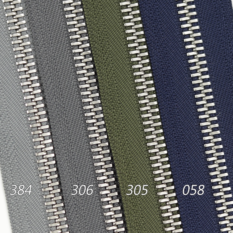 日本YKK Excella 8号 平牙 单开口夹克拉链 384 306 305 058 PC