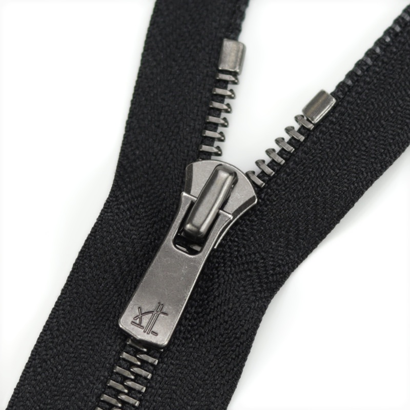 YKK Excella 5号平牙 古银齿单头闭口拉链 箱包皮具领口鞋子靴子