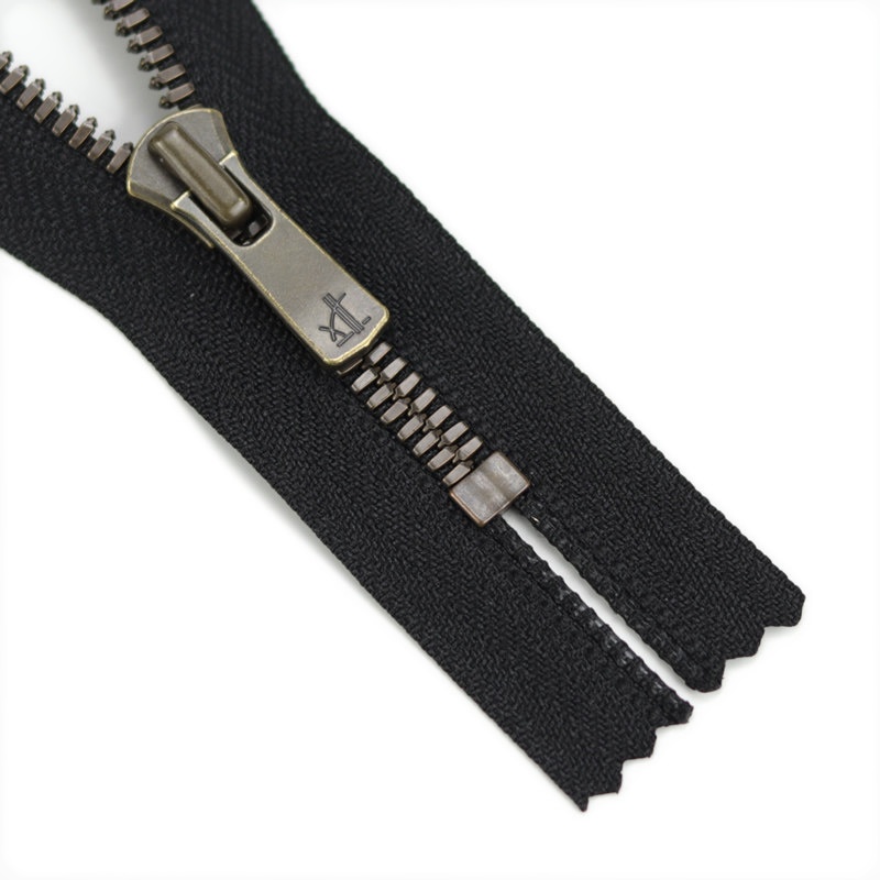 YKK Excella 5号玉米牙古银齿 单头闭口拉链箱包皮具口袋袖口领口