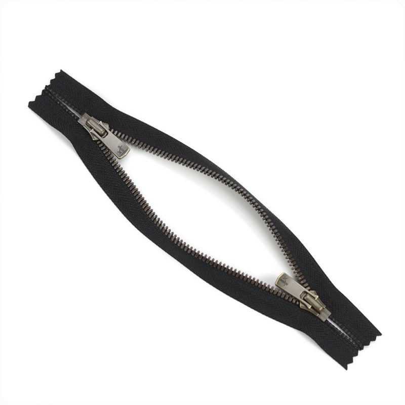 YKK Excella 5号玉米牙 古铜齿 双头闭口闭尾拉链 箱包皮具专用